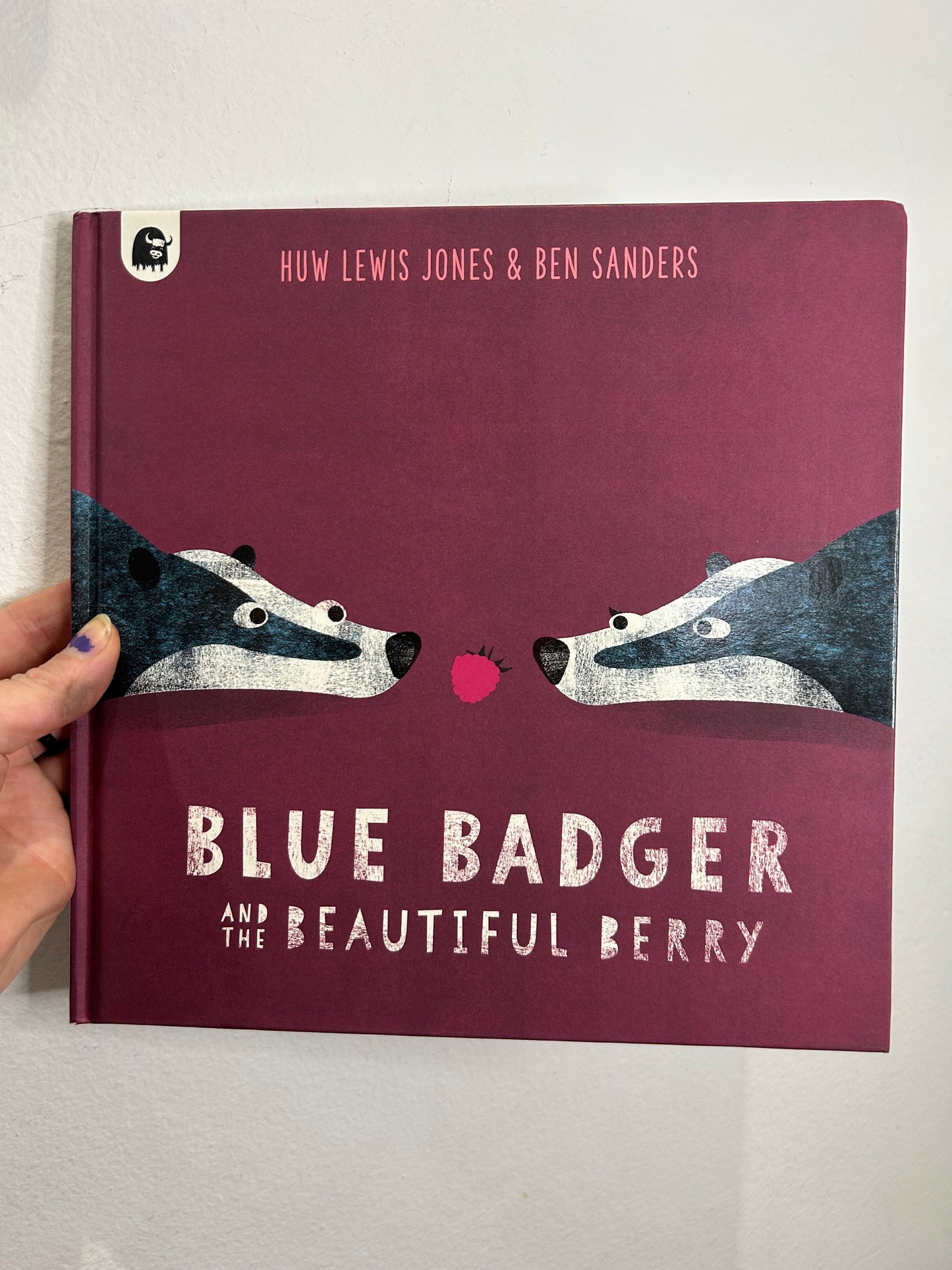 Blue badger and the beautiful berry