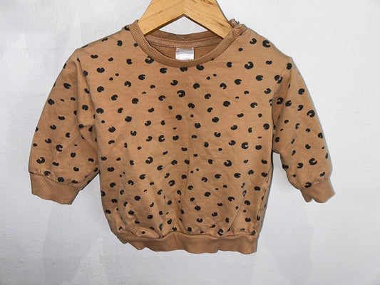 Leopard pullover 6-9m