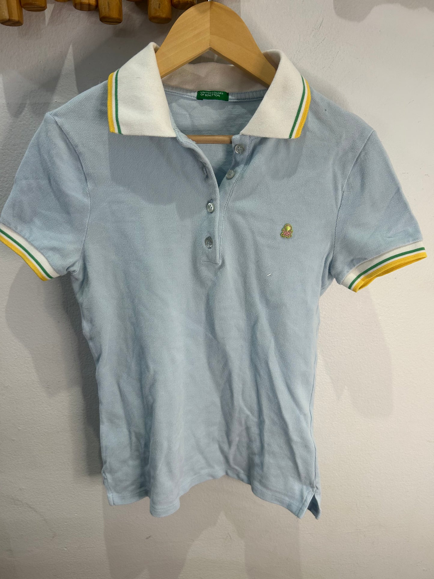 Blue skinny polo 10y