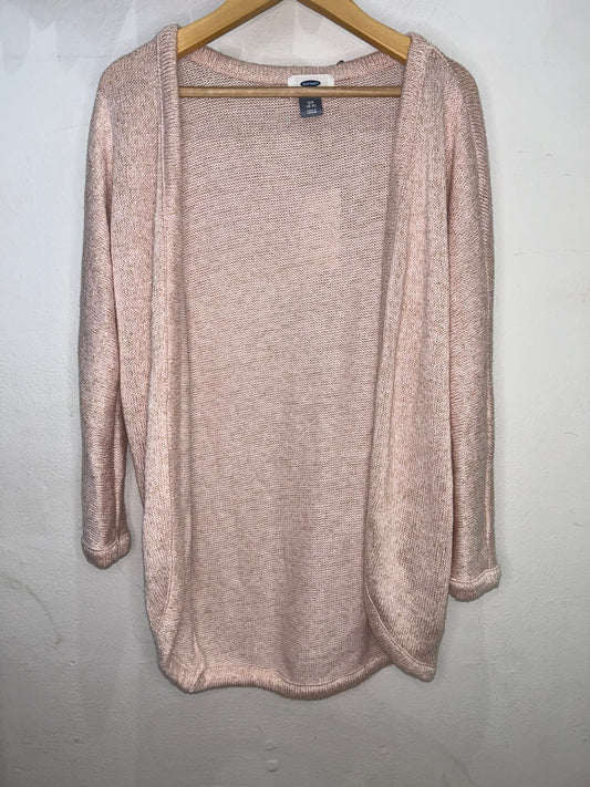 Sparkly pink lightweight caridgan 6-7y