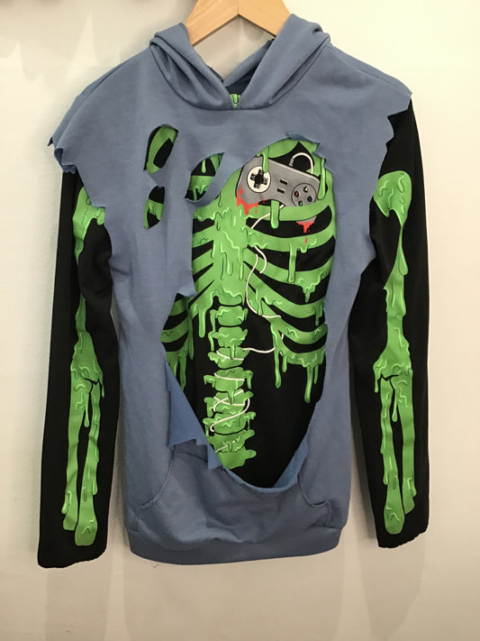 Slime skull tee 8-10y