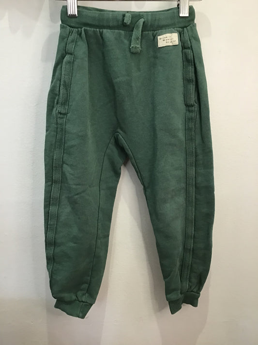 Joggers dark green 4-5y