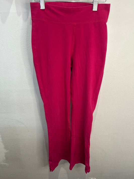 Hot pink flare leggings 10y