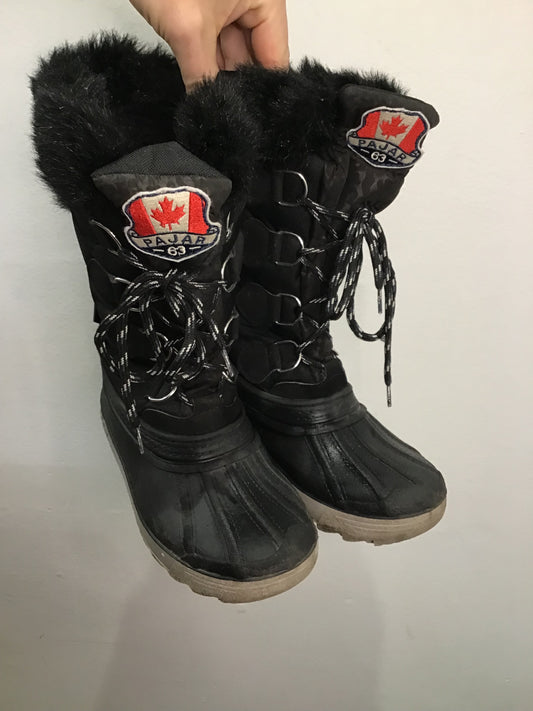 Y3 Pajar black winter boots