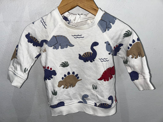 Baby dino pullover 4-6m