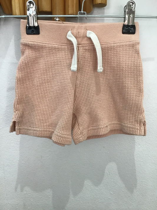 Shorts peach waffle 9m