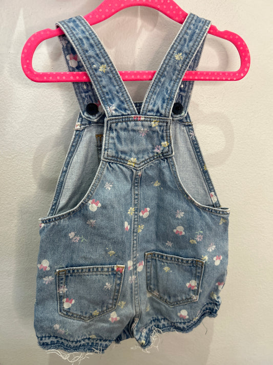 Minnie shorty overalls 3y