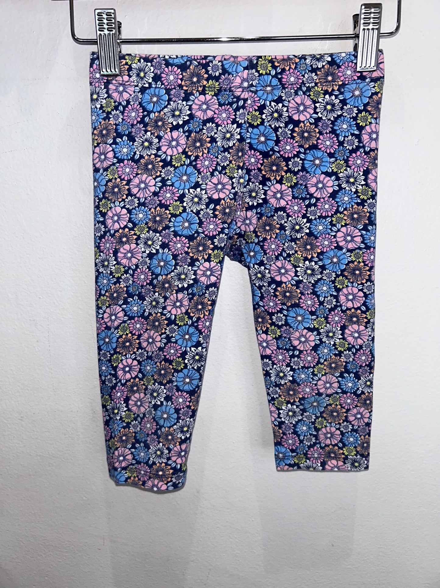 Flowers crop leggings 2-3y