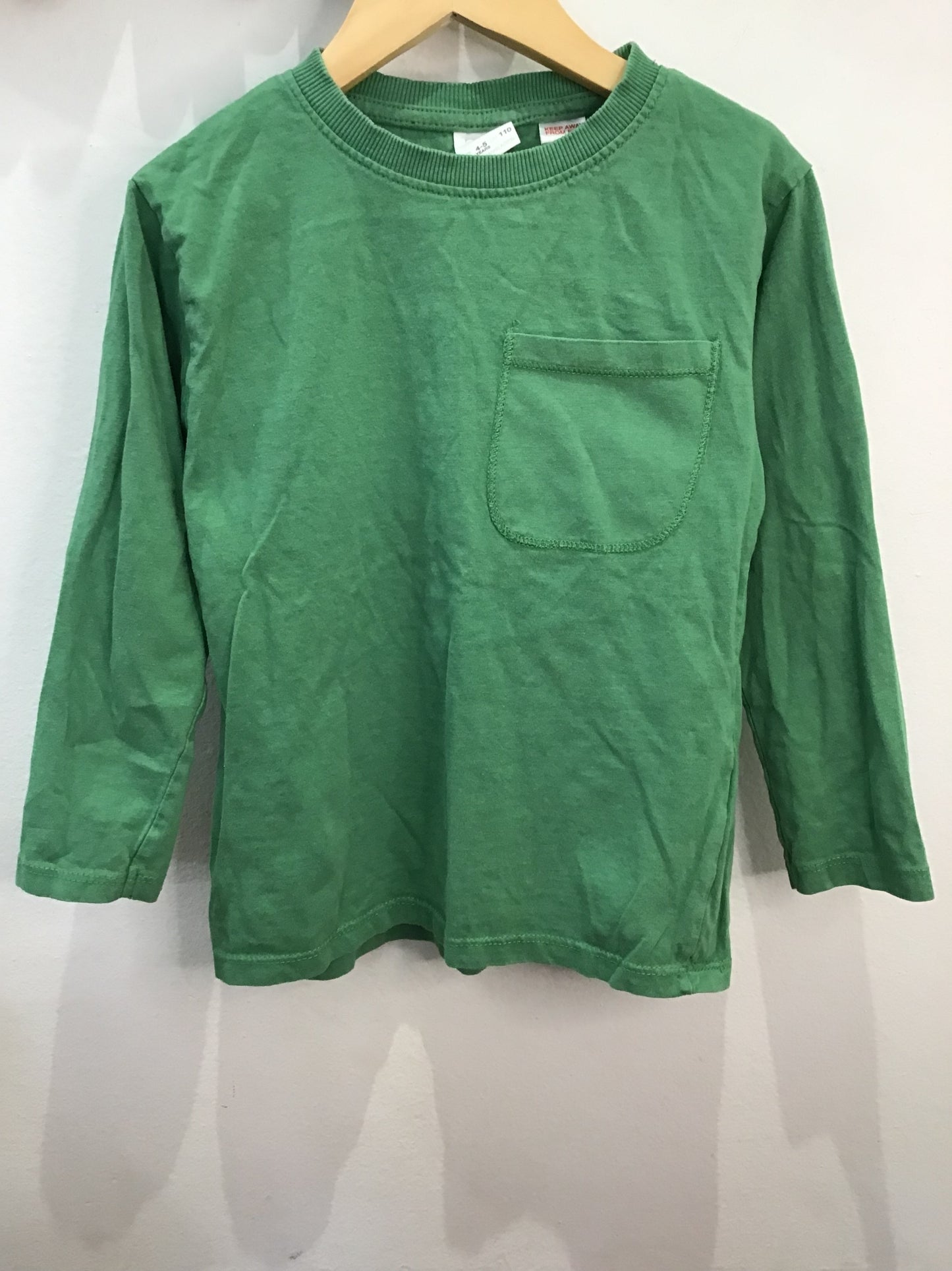 Longsleeve green 4-5y