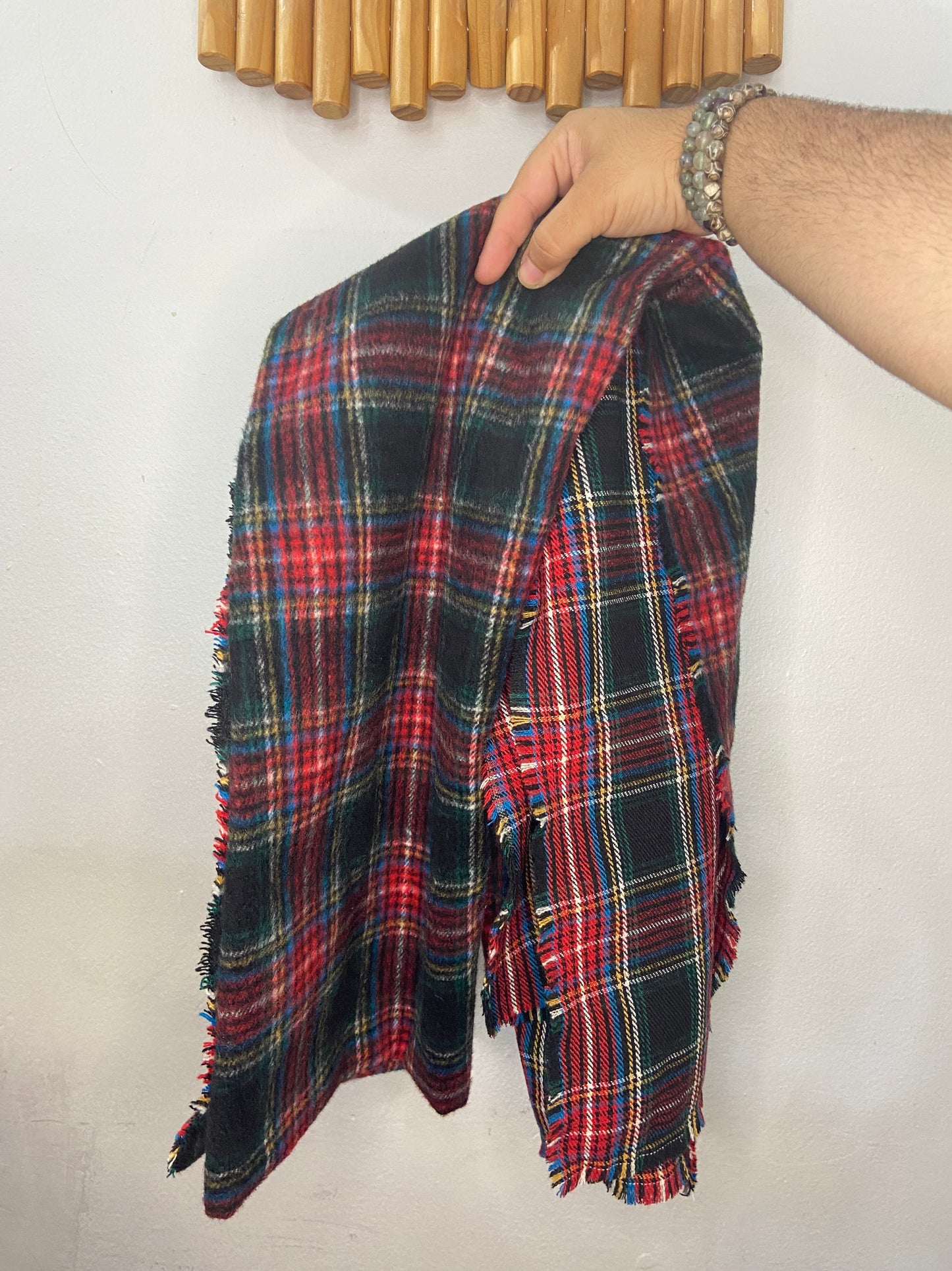 Soft scarf- tartan-one size