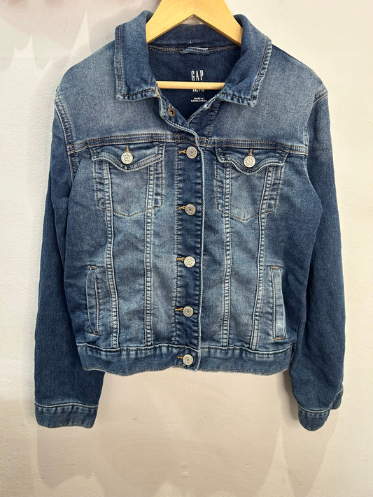 Soft classic wash jean jacket 14-15y