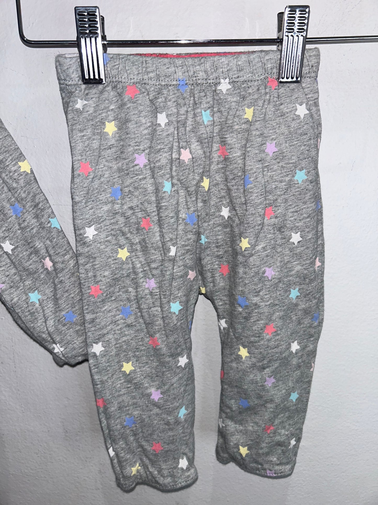 Grey stars and stripes reversible set 6-12m