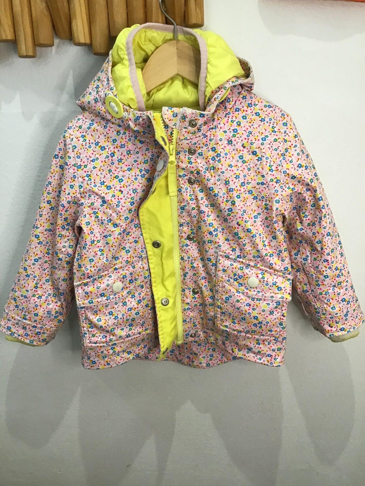Floral mid-weight jacket 18-24m