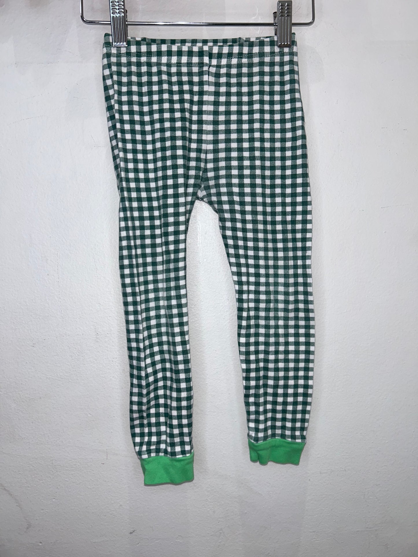 Green checkered pyjamas 4y
