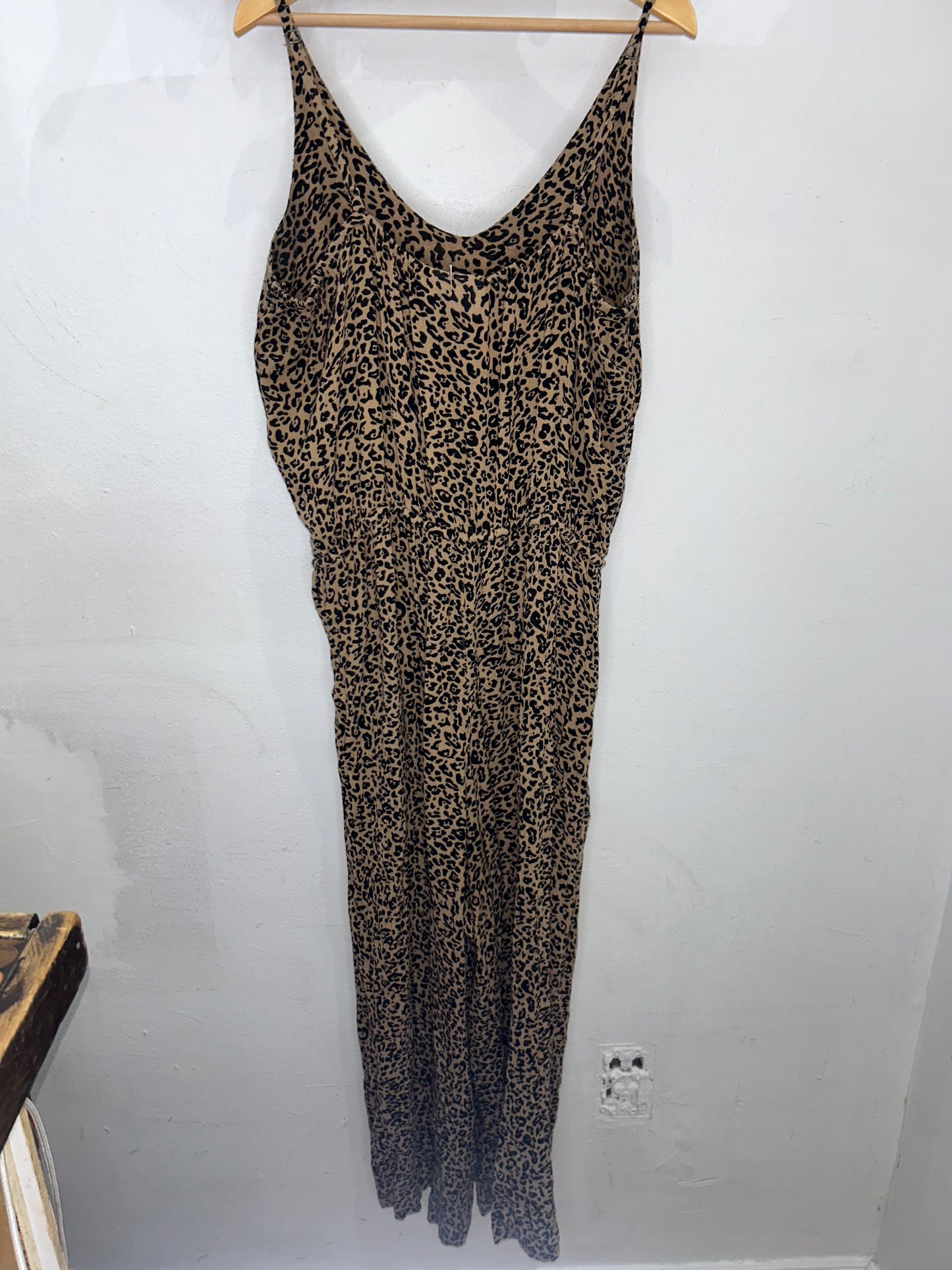 Cheetah romper- adult S/M