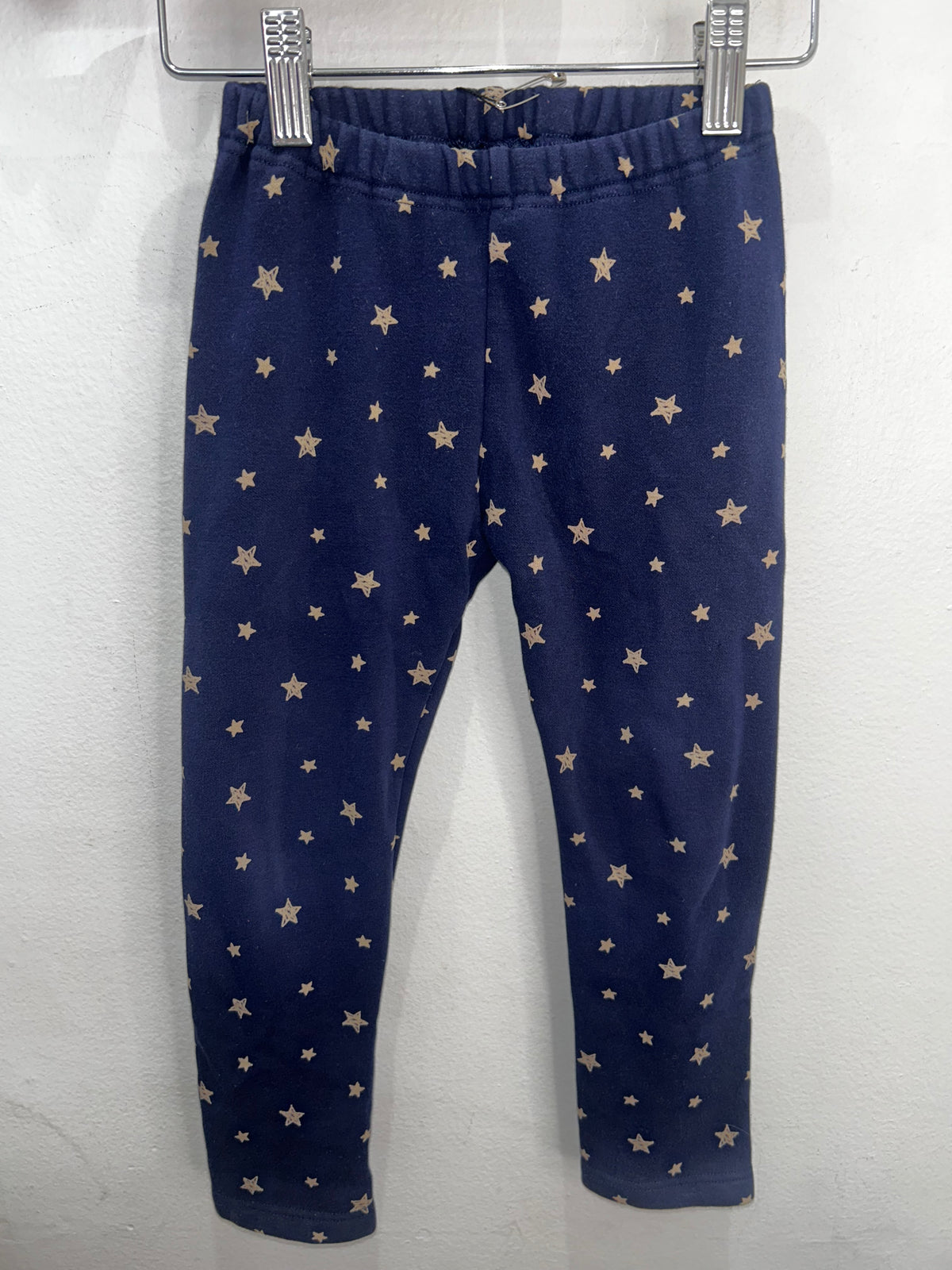 Fleece lined stars pants 3-4y