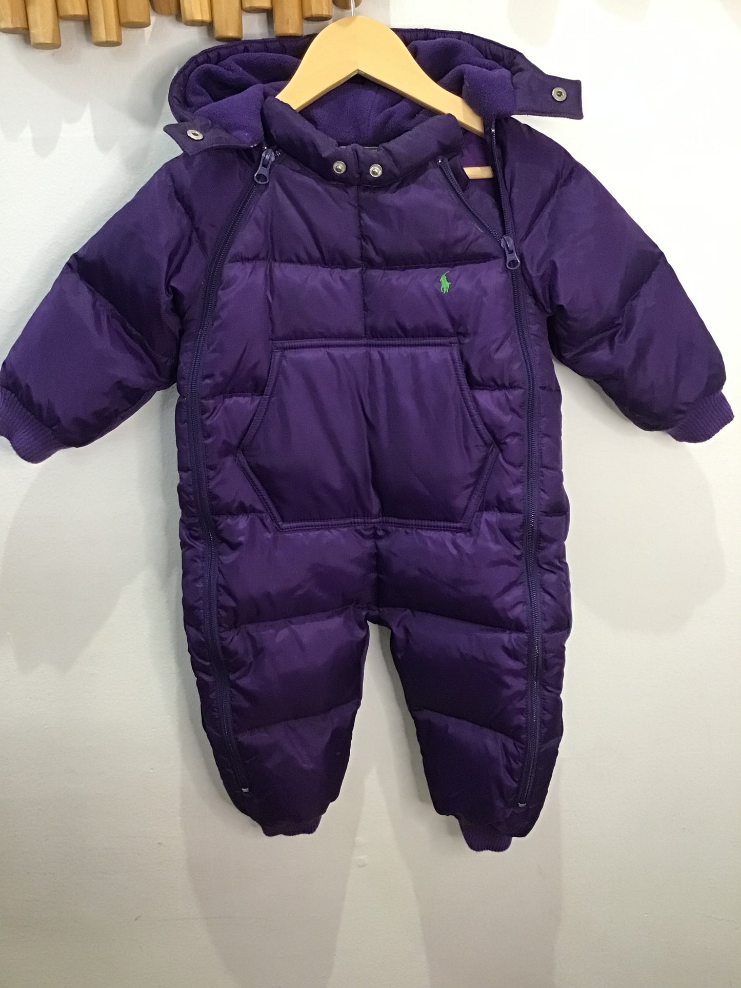 Purple snowsuit 18m