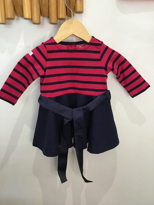 Pink stripes fancy dress 3m