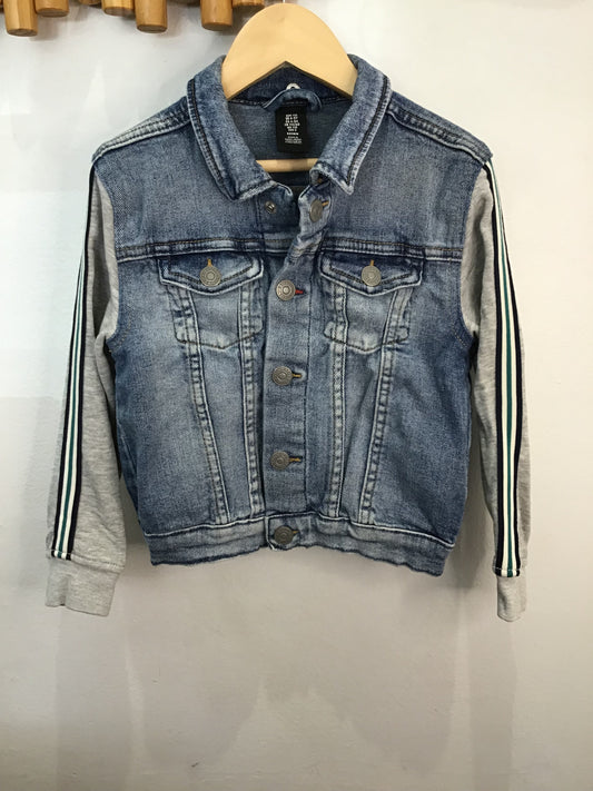 Denim jacket sweatshirt 4-5y