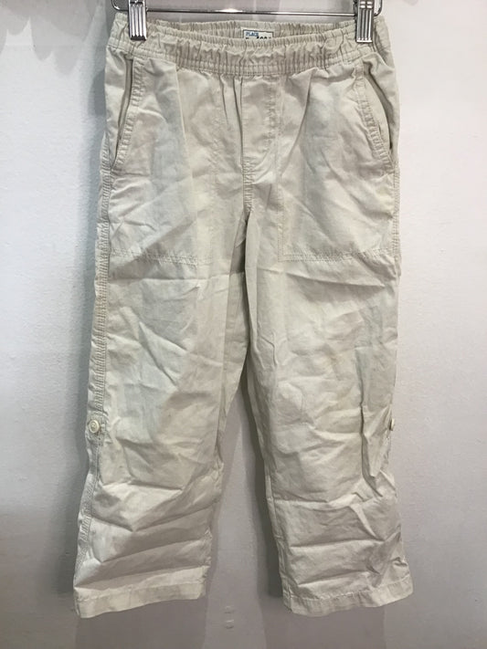 Light beige pull-on pants 6y
