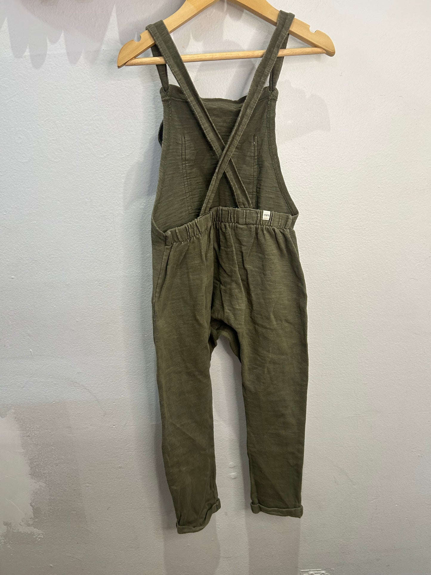 Minimioche green slouchy romper 3y