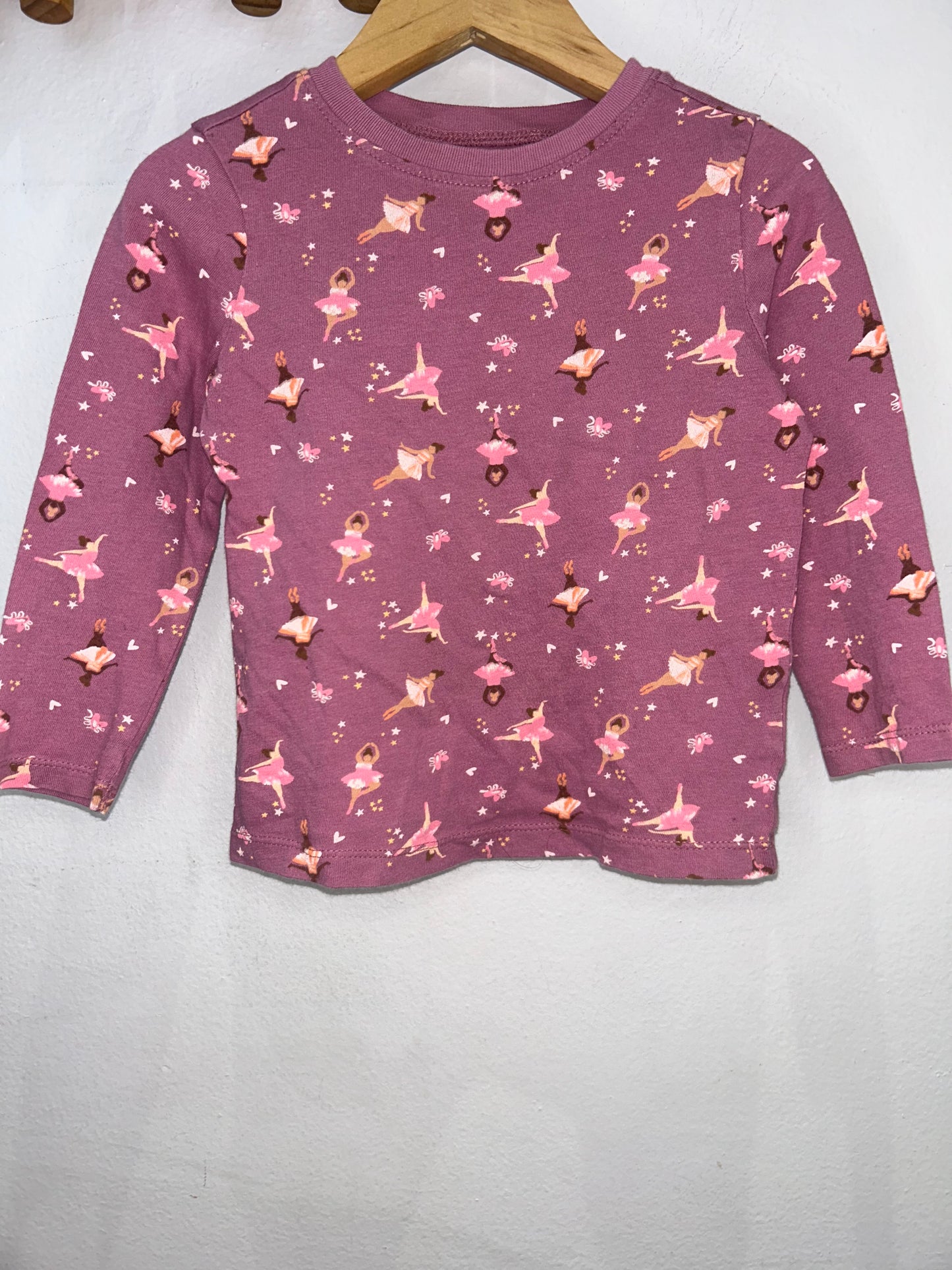 Ballerinas longsleeve 2y