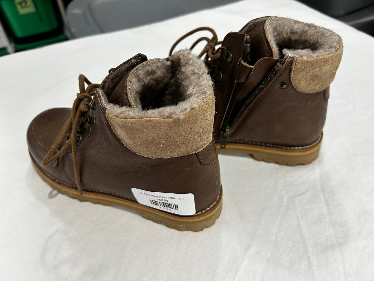 Y1 Petit Nord brown winter boot