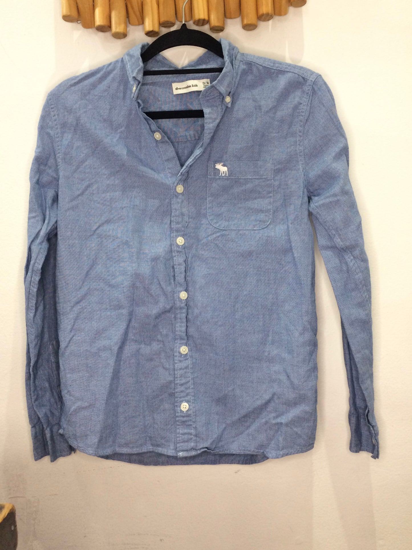 Chambray shirt 13-14y