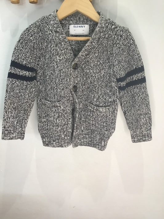 Sweater thick knit cardigan 3y