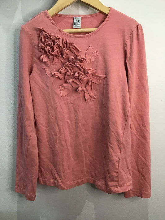 Tee rag flowers 7-8y