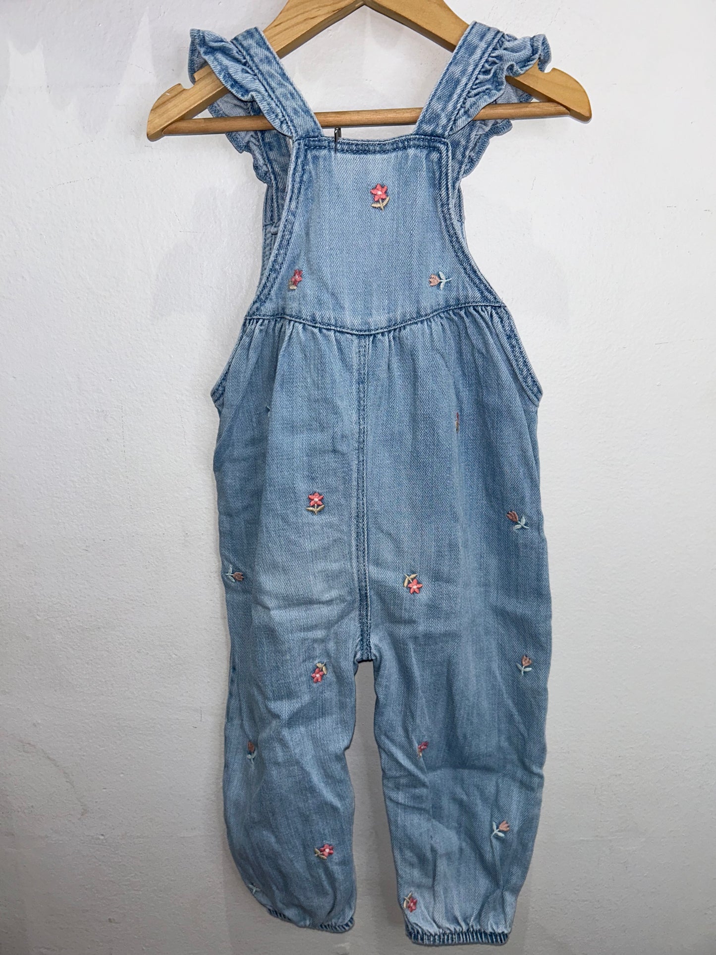Snap leg tulip overalls 18-24m