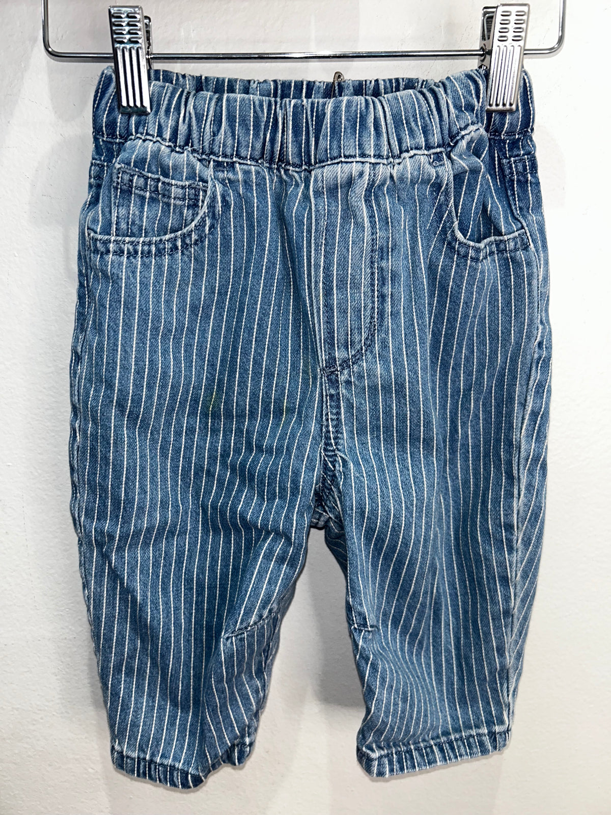 Striped barrel jeans 12-18m