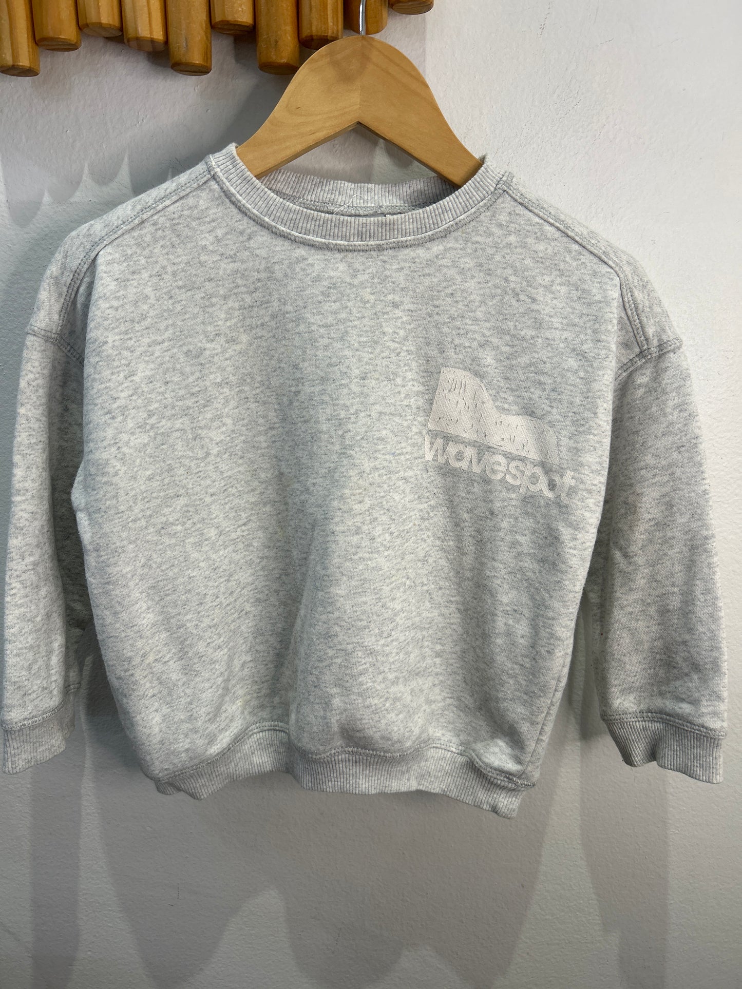 Wave Spot melange pullover 2-3y
