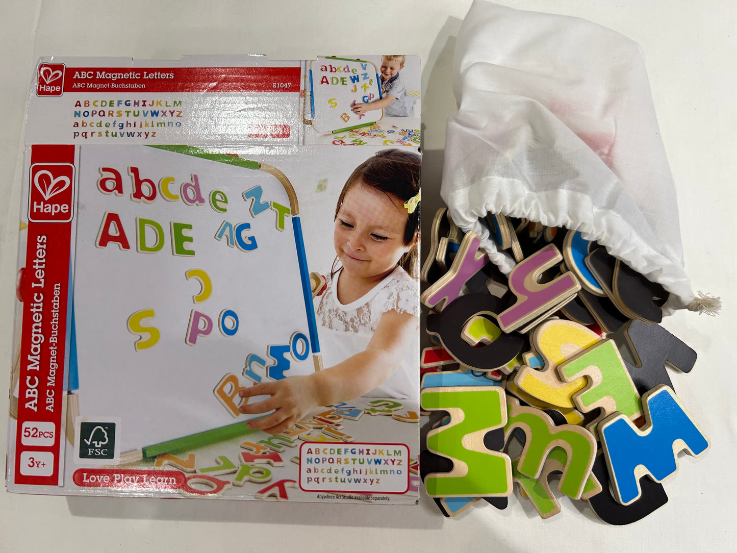 Hape ABC magnetic tiles