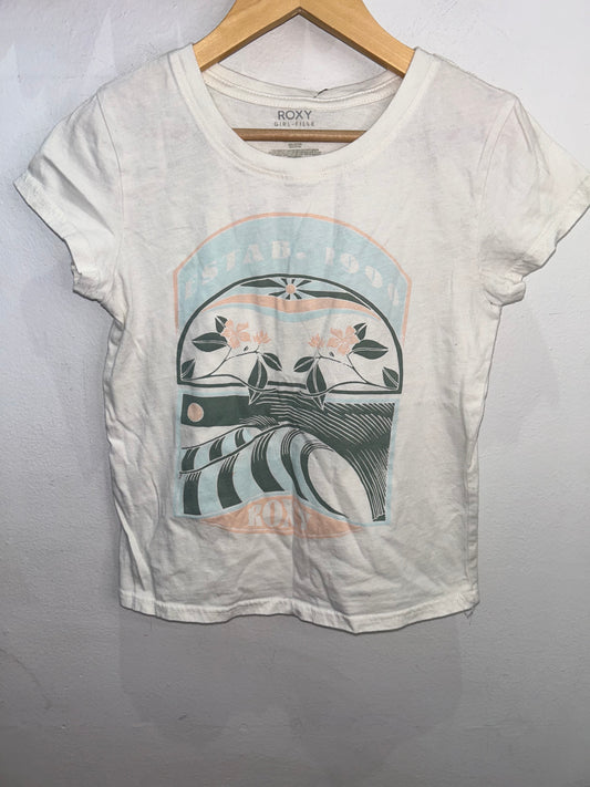 Roxy graphic tee 10-12y