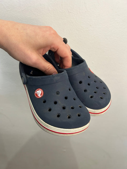 C11 navy Crocs