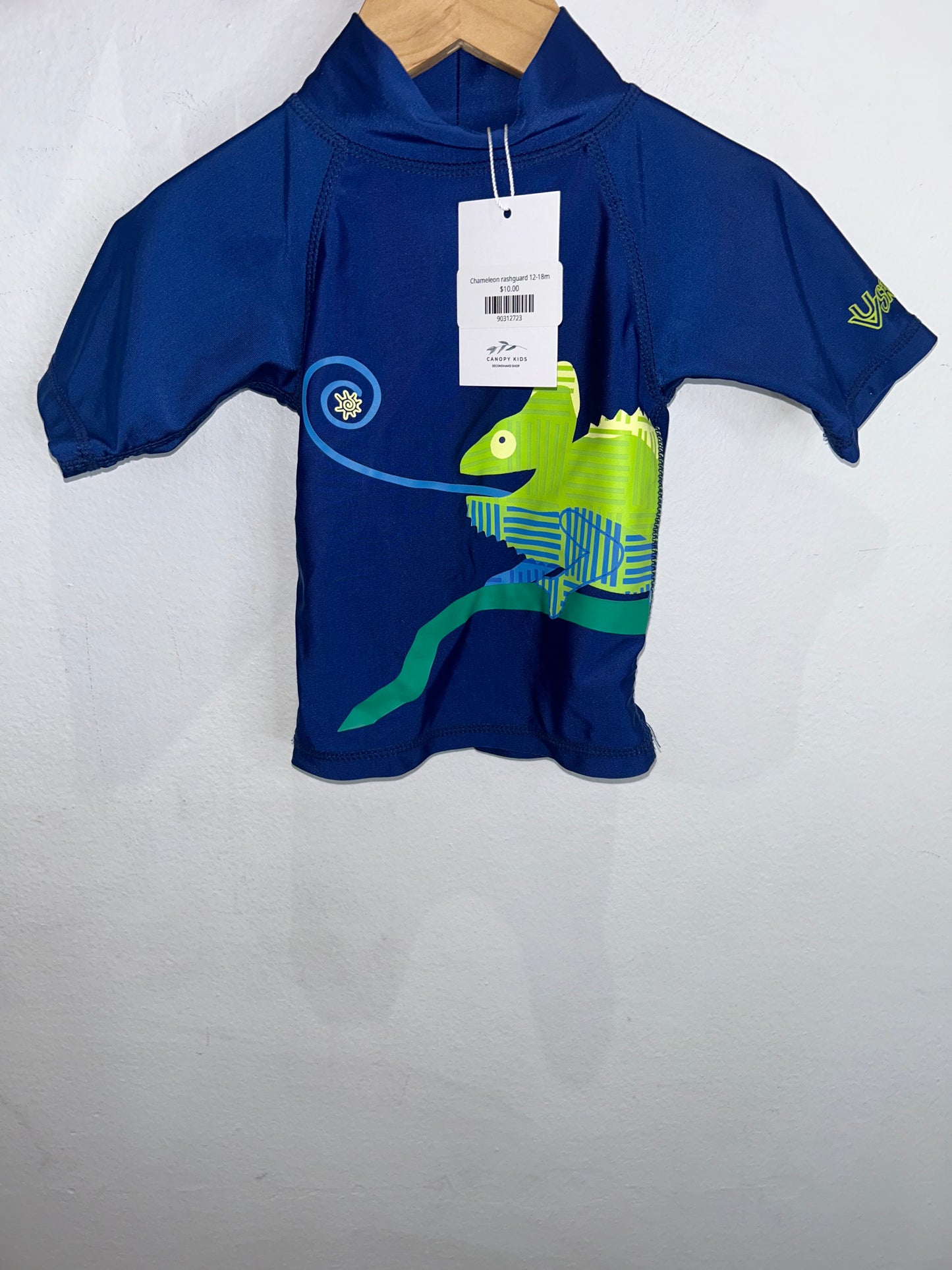 Chameleon rashguard 12-18m