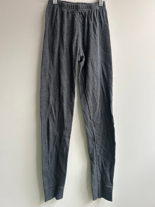 Pants grey cotton thermals 11-12y*
