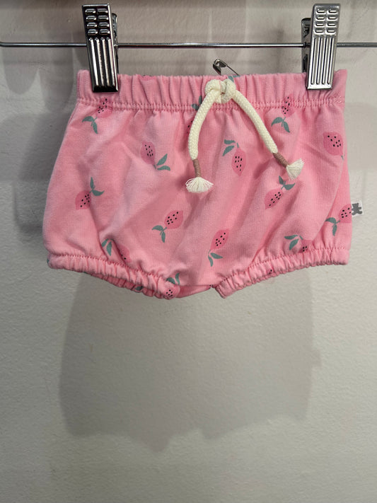 Pink lemon shorts newborn