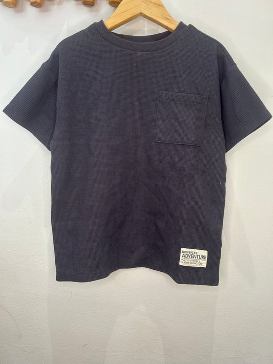 Ash thick waffle tee 6y