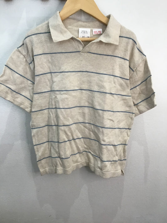 Polo cream knit 5-6y