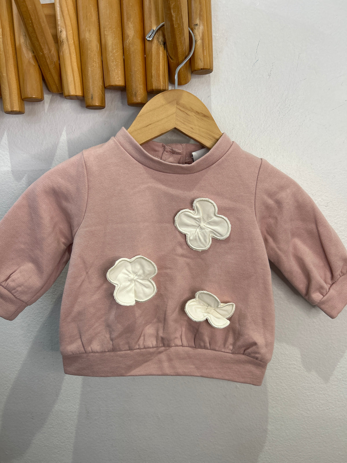 Flowers pullover 0-3m