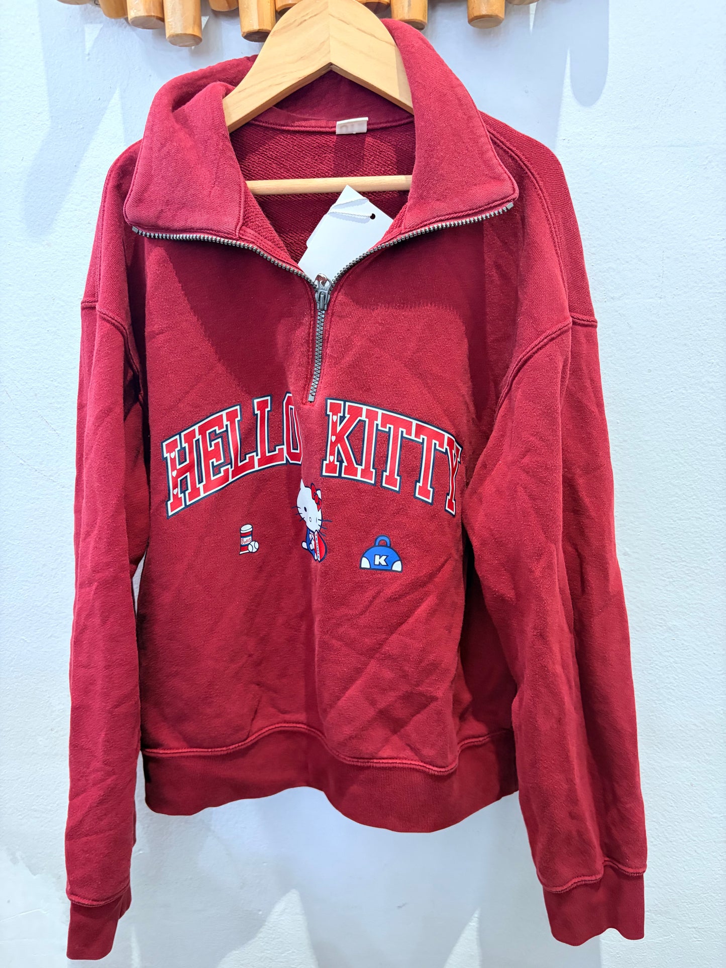 Hello Kitty quarter zip 9-10y