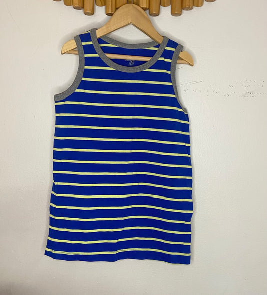 Blue and yellow tanktop 8y