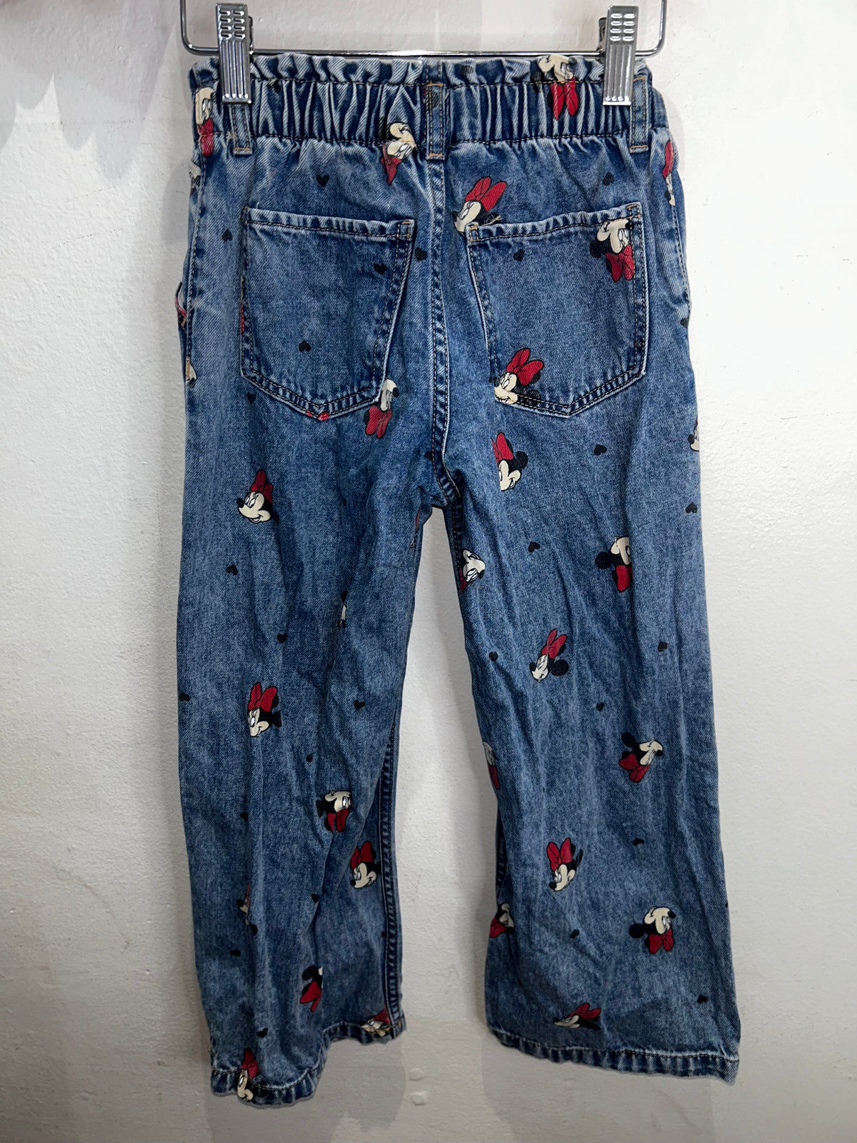 Minnie Mouse wide leg jeans 6-7y