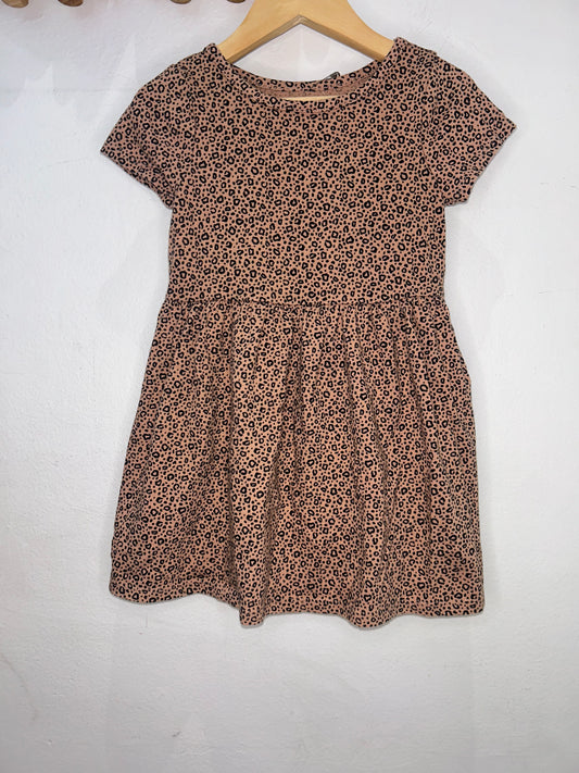 Leopard shorty sleeve dress 3y