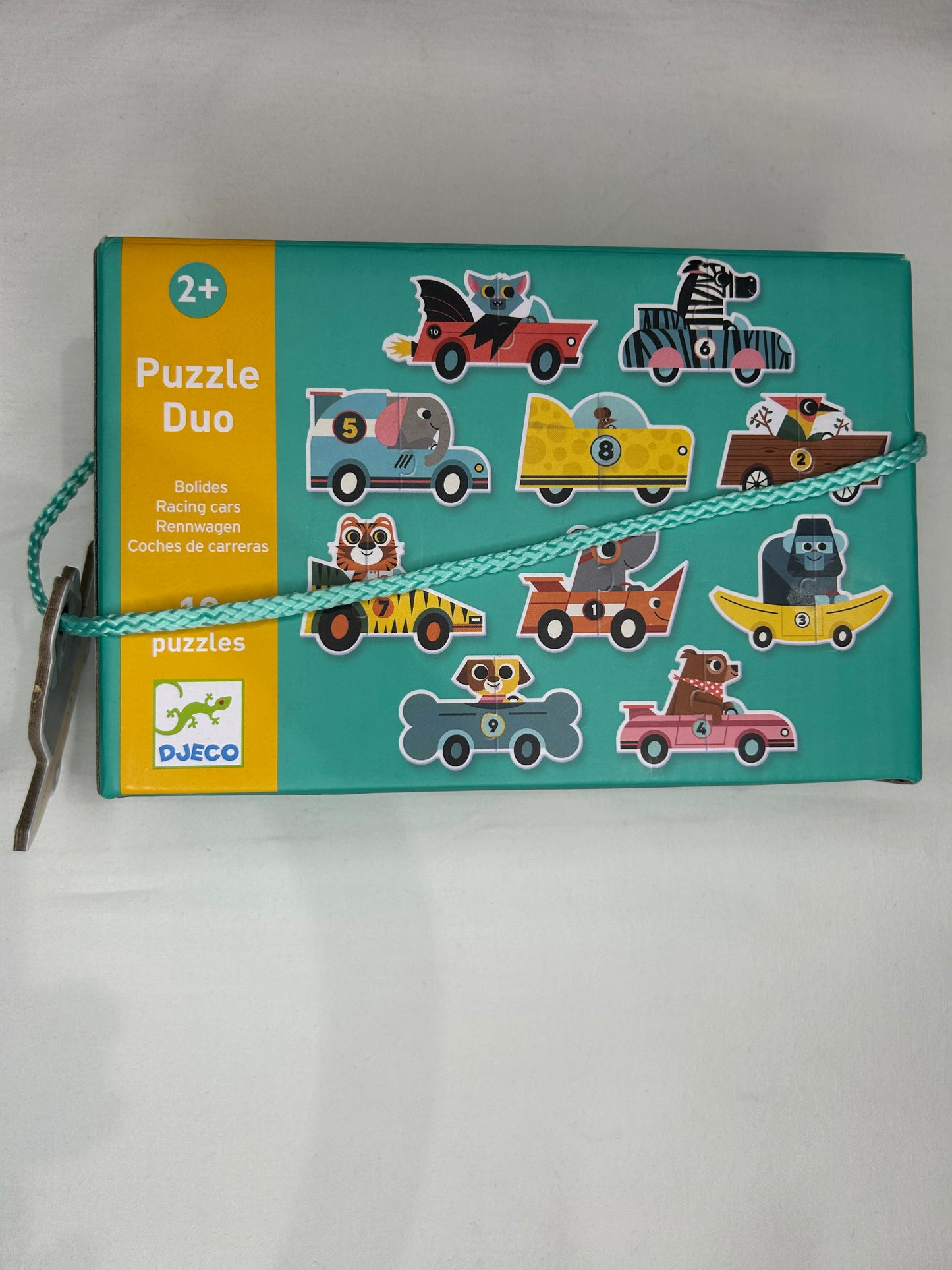 Djeco puzzle duo - racing cars