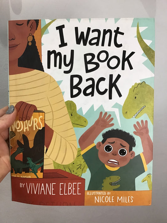 I want my book back
