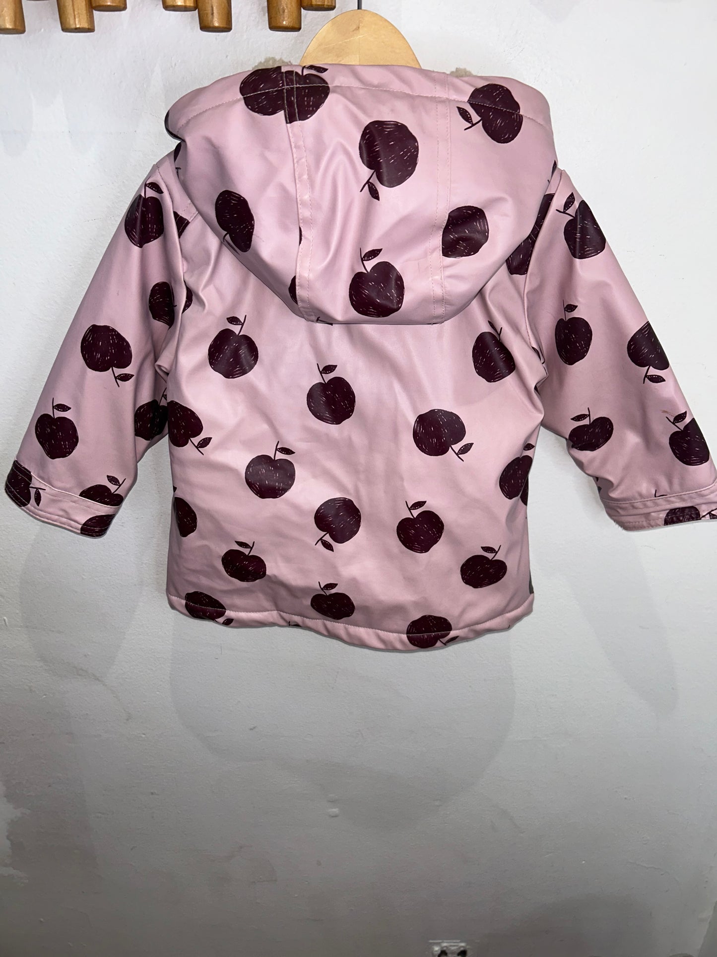 Apples fleece lined jacket 2-3y