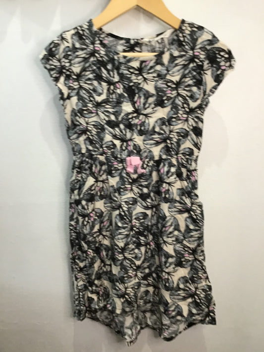 Dress black butterflies 4-5y